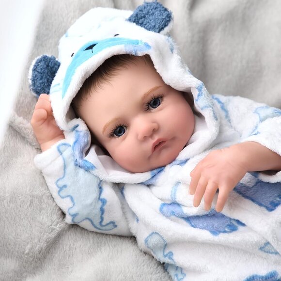 🆕20Inch Cute Soft Vinyl Realistic Baby Doll Elijah Boy Real Life Baby Dolls - Picture 4 of 7